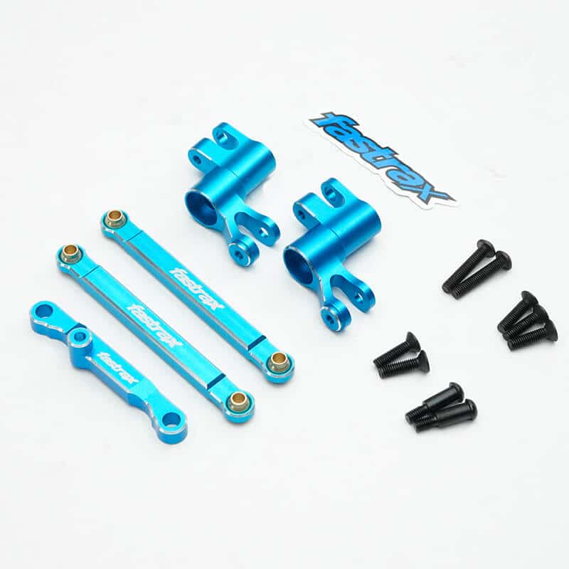 FTTX502B Fastrax Mini Maxx 7075 Aluminium Complete Steering Set FTTX502B - Image 1