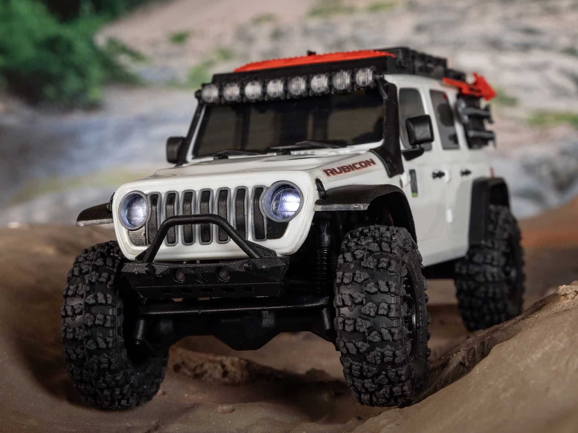 Axial SCX30 Jeep Wrangler JLU 4X4 RTR 1/30th Rock Crawler White