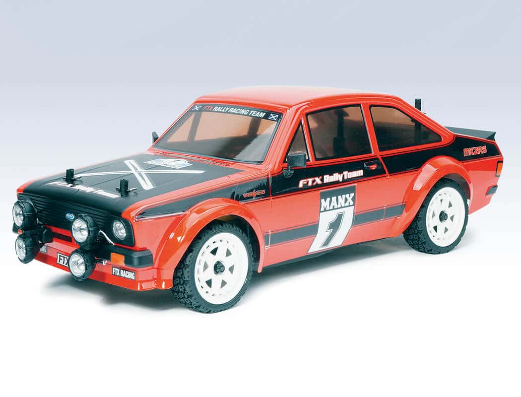 FTX5470BK-gallery1 FTX MK2RS 1/10th Brushless 4wd Rally Car RTR Black FTX5470BK - Image 1