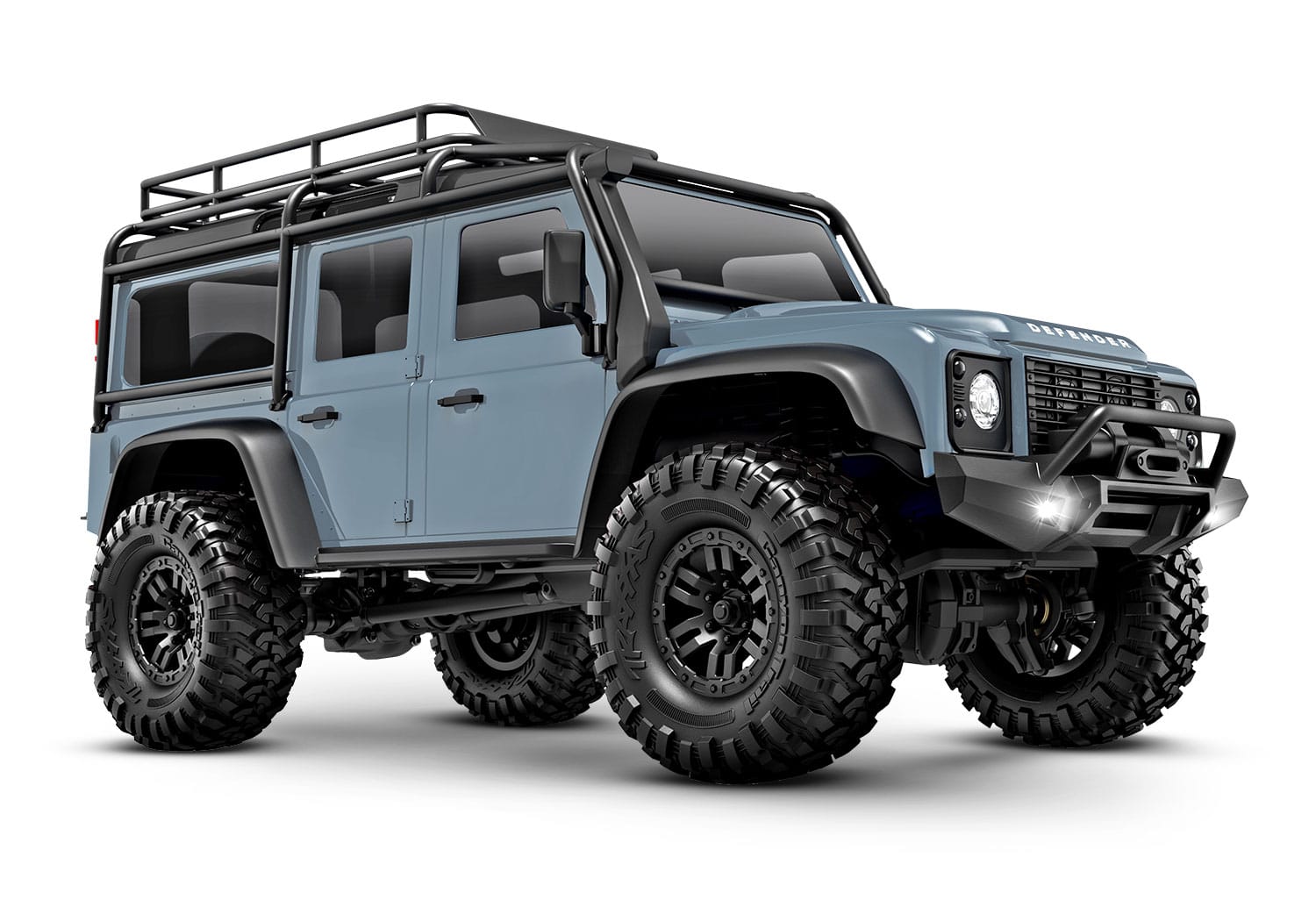 97054-1-trx-4m-defender-3qtr-front-ltblue_1 Traxxas TRX-4M Land Rover Defender 1/18th 4WD Trail Crawler Light Blue (Clipless Body) TRX97054-1-XBLU - Image 1