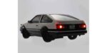 Kyosho First Mini-Z 1/28th Initial-D Toyota Sprinter Trueno AE86 66601A - Image 6