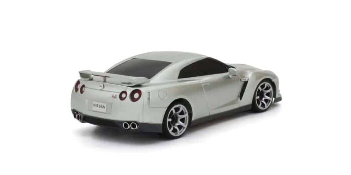 Kyosho First Mini-Z 1/28th Nissan GT-R R35 Silver 66608A - Image 3