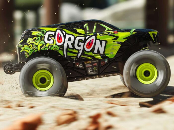 Arrma 1/16th GORGON GROM 4X4 RTR Monster Truck Yellow ARA2130T1 - Image 5