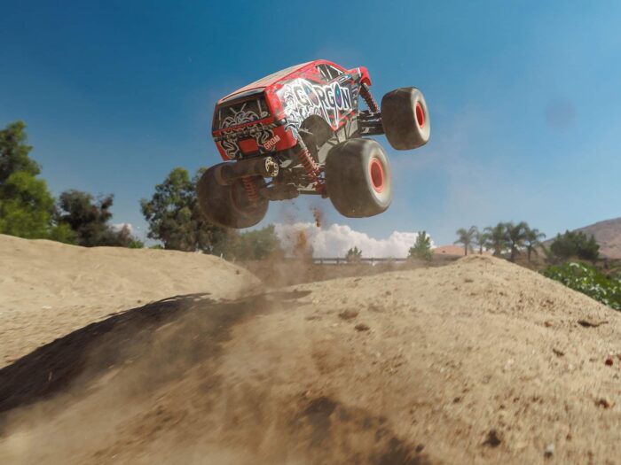 Arrma 1/16th GORGON GROM 4X4 RTR Monster Truck Red ARA2130T2 - Image 2