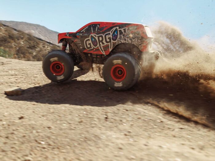 Arrma 1/16th GORGON GROM 4X4 RTR Monster Truck Red ARA2130T2 - Image 4
