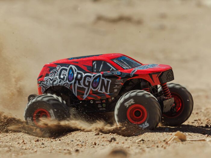 Arrma 1/16th GORGON GROM 4X4 RTR Monster Truck Red ARA2130T2 - Image 5