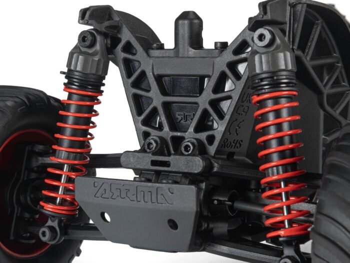 Arrma 1/16th GORGON GROM 4X4 RTR Monster Truck Red ARA2130T2 - Image 9