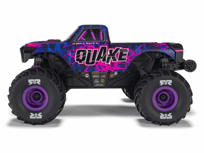 Arrma 1/16th QUAKE GROM 4X4 RTR Monster Truck Purple ARA2137T3 - Image 17