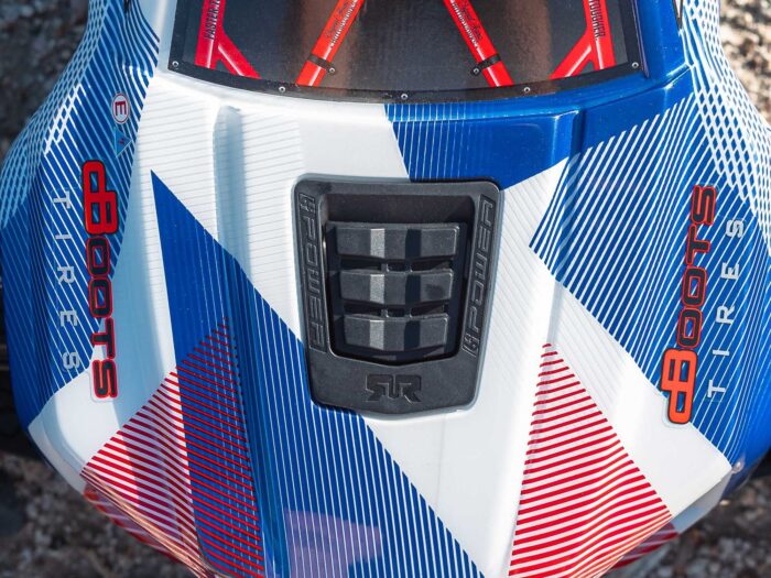 Arrma 1/8th KRATON 6S V6 4X4 BLX Speed Monster Truck RTR Blue/Red ARA8608V6T4 - Image 11