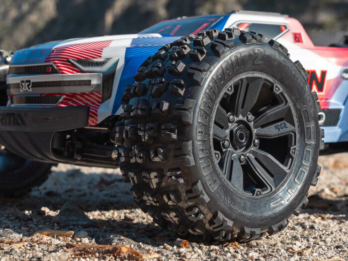 Arrma 1/8th KRATON 6S V6 4X4 BLX Speed Monster Truck RTR Blue/Red ARA8608V6T4 - Image 10