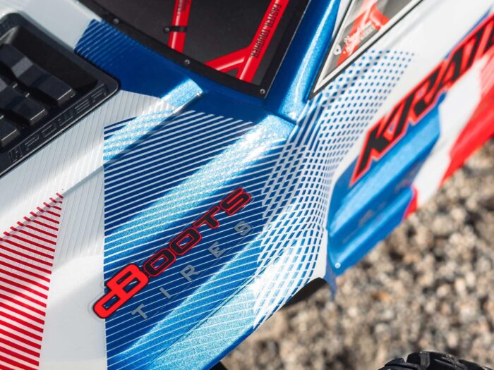 Arrma 1/8th KRATON 6S V6 4X4 BLX Speed Monster Truck RTR Blue/Red ARA8608V6T4 - Image 14