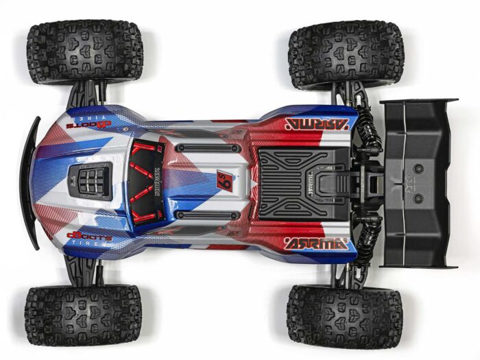 Arrma 1/8th KRATON 6S V6 4X4 BLX Speed Monster Truck RTR Blue/Red ARA8608V6T4 - Image 18