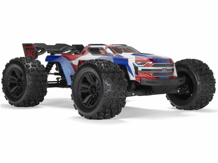 Arrma 1/8th KRATON 6S V6 4X4 BLX Speed Monster Truck RTR Blue/Red ARA8608V6T4 - Image 24