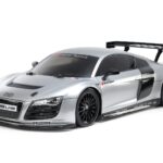 Tamiya TT02 Audi R8 LMS 2008 with Silver Painted Body TT-02 47517