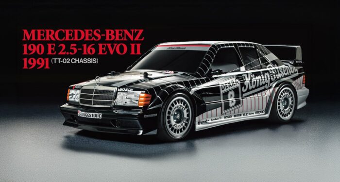 Tamiya TT02 Mercedes-Benz 190 E 2.5-16 EVO II 1991 TT-02 58752 - Image 2