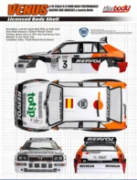 Killerbody Lancia Delta Repsol 93 Rally Kit On Venus Chassis KB48837R - Image 8