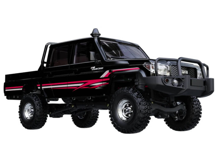 Udi RC Rc Toyota Land Cruiser RTR 1/18th Double Cab Black UCX1801B - Image 2