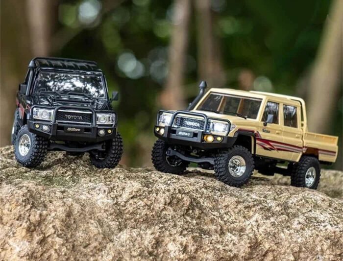 Udi RC Rc Toyota Land Cruiser RTR 1/18th Double Cab Black UCX1801B - Image 3