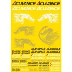 Acuvance Flexible Logo Sticker Sheet A4 Matt OP15062 60521