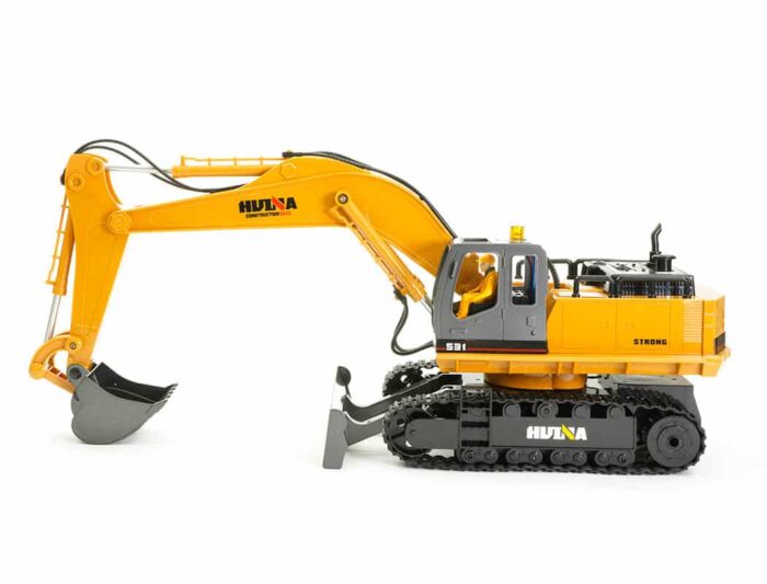Huina 1/16 Scale RC Excavator 2.4G 11Ch W/Die Cast Bucket CY1531 - Image 8