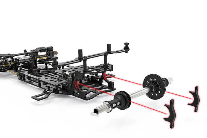 Corally SSX823 Car Kit Chassis Kit Only C-00133 - Image 8