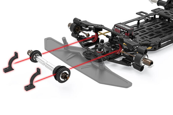 Corally SSX823 Car Kit Chassis Kit Only C-00133 - Image 9
