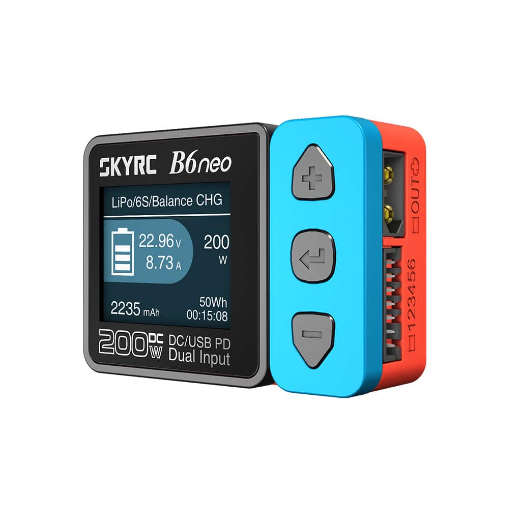 sk-100198-01_1 SKY RC B6neo DC Charger - Red/Blue SK-100198-01 - Image 1