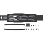 Reve D RDX Black FRP Main Chassis & Side Deck Set 2 D1-BFS2