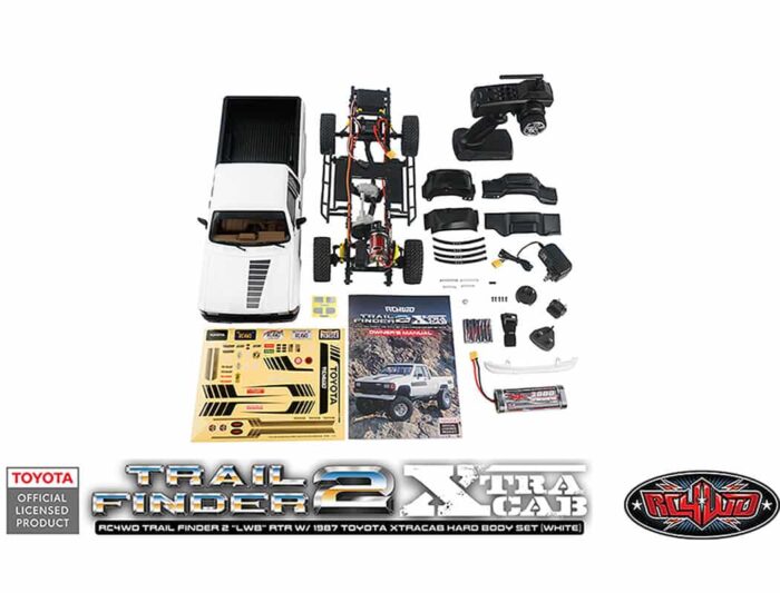 RC4WD Trailfinder 2 lwb RTR With 1987 Toyota Xtracab Hard Body Z-RTR0064 - Image 11