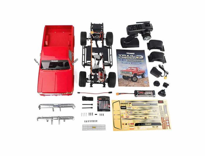 RC4WD Trail Finder 2 lwb RTR Chevrolet K10 Hard Body Red Z-RTR0066 - Image 3