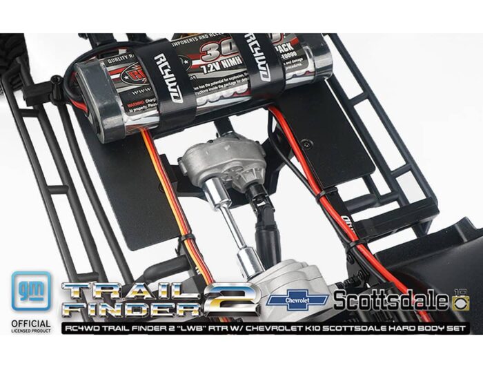RC4WD Trail Finder 2 lwb RTR Chevrolet K10 Hardbody Black Z-RTR0067 - Image 11
