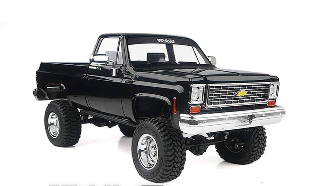 Z-RTR0067-1 RC4WD Trail Finder 2 lwb RTR Chevrolet K10 Hardbody Black Z-RTR0067 - Image 1