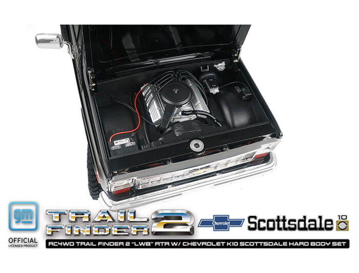 RC4WD Trail Finder 2 lwb RTR Chevrolet K10 Hardbody Black Z-RTR0067 - Image 14
