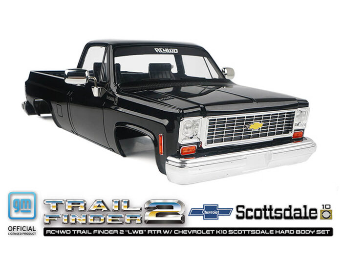 RC4WD Trail Finder 2 lwb RTR Chevrolet K10 Hardbody Black Z-RTR0067 - Image 19