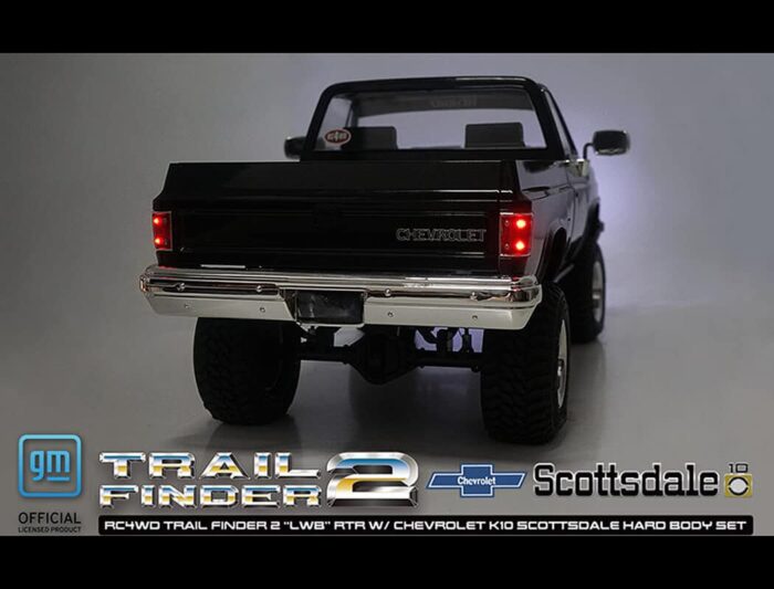 RC4WD Trail Finder 2 lwb RTR Chevrolet K10 Hardbody Black Z-RTR0067 - Image 26