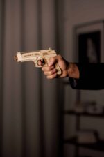 Wood Trick Gun M1 + shooting range WDTK059 - Image 3