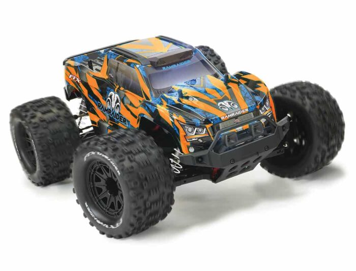 FTX Ramraider 1/10th Brushed Monster Truck RTR Orange/Blue FTX5499OB - Image 2