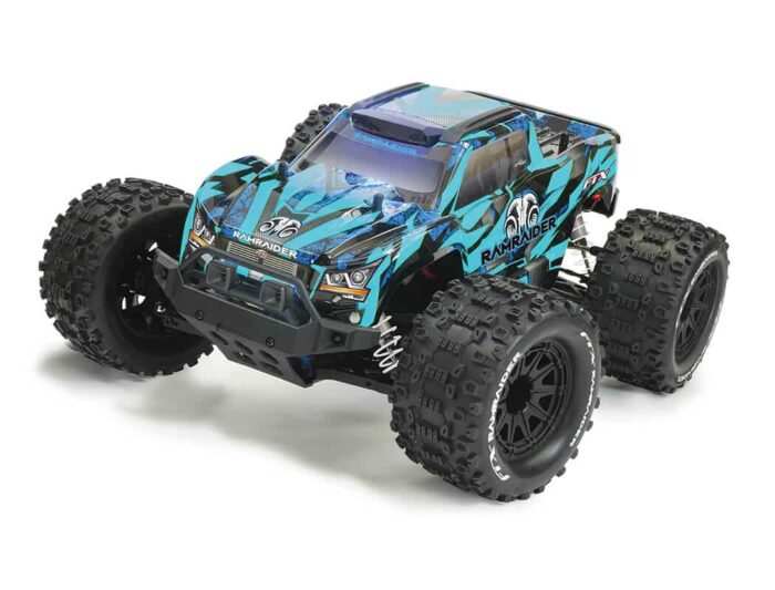 FTX Ramraider 1/10th Brushed Monster Truck RTR Sky/Blue FTX5499SB - Image 2