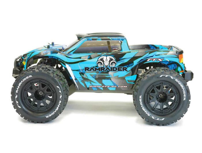 FTX Ramraider 1/10th Brushed Monster Truck RTR Sky/Blue FTX5499SB - Image 4