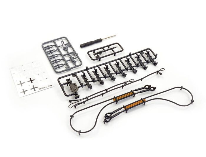 Taigen 1/24th Tiger 1 IR Battle Tank Late Version Grey (Base) TG3848-11-M - Image 7