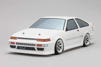sd_ae86bsa Yokomo TOYOTA AE86 TRUENO Body (with Light/Window Decal) SD-AE86BB - Image 1