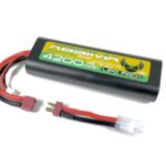 Absima LiPo 7.4v (2s) 25C 4200mAh Roundcase (T-Plug + Tamiya Adapt.) 4130015
