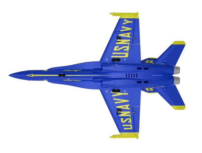 XFly Twin 40mm F-18 EDF 705mm Jet Without Tx/Rx/Batt Blue XF119P-B - Image 17