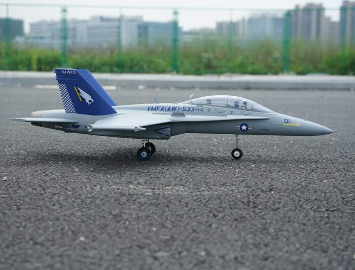 XFly Twin 40mm F-18 EDF 705mm Jet Without Tx/Rx/Batt Grey XF119P-G - Image 4