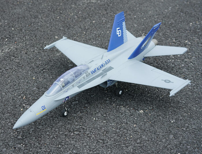 XFly Twin 40mm F-18 EDF 705mm Jet Without Tx/Rx/Batt Grey XF119P-G - Image 5