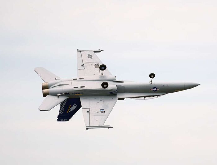 XFly Twin 40mm F-18 EDF 705mm Jet Without Tx/Rx/Batt Grey XF119P-G - Image 9