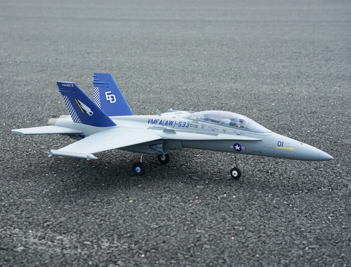 XFly Twin 40mm F-18 EDF 705mm Jet Without Tx/Rx/Batt Grey XF119P-G - Image 8