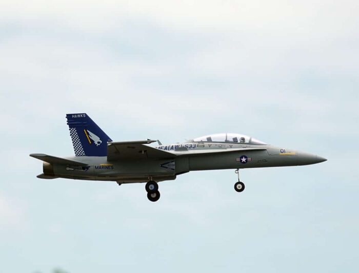 XFly Twin 40mm F-18 EDF 705mm Jet Without Tx/Rx/Batt Grey XF119P-G - Image 11