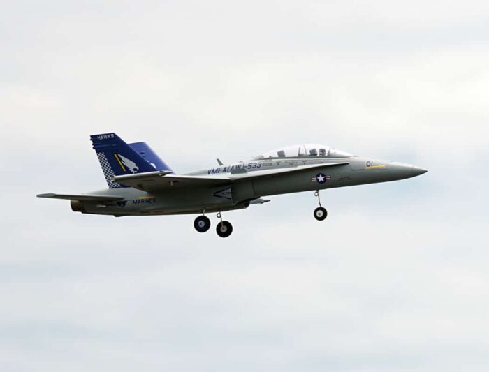 XFly Twin 40mm F-18 EDF 705mm Jet Without Tx/Rx/Batt Grey XF119P-G - Image 14