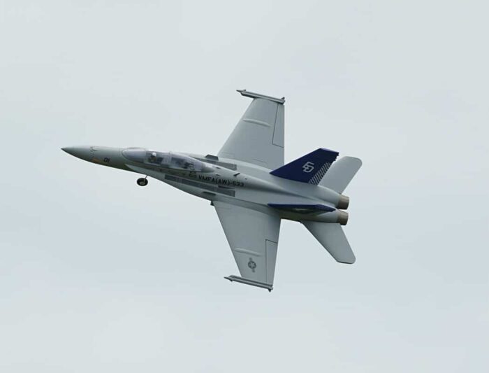 XFly Twin 40mm F-18 EDF 705mm Jet Without Tx/Rx/Batt Grey XF119P-G - Image 12